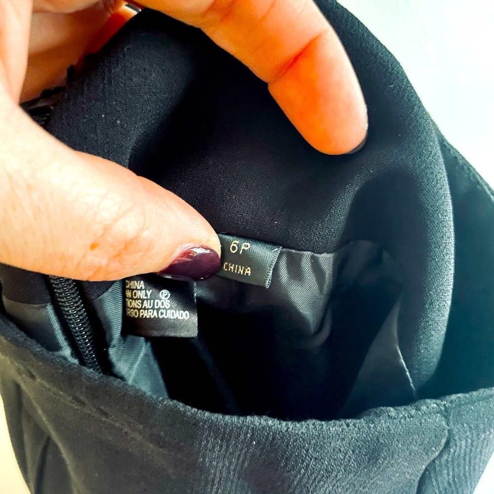 Brand New, Never Worn 6P Tahari black suit mini skirt